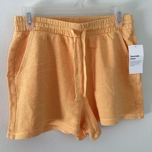 NWT Old Navy 100% cotton terry cloth specially dyed orange sherbert color